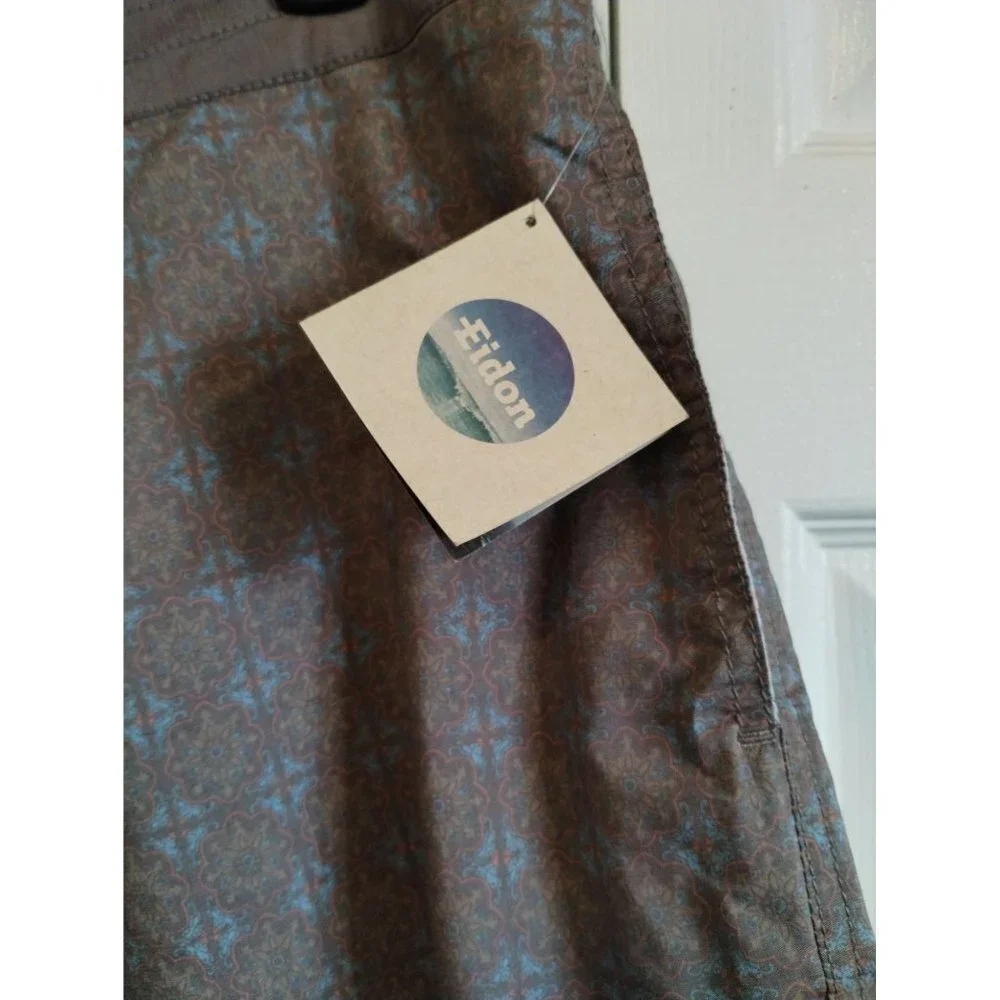 NWT Eidon Brown ‎ and blue board shorts